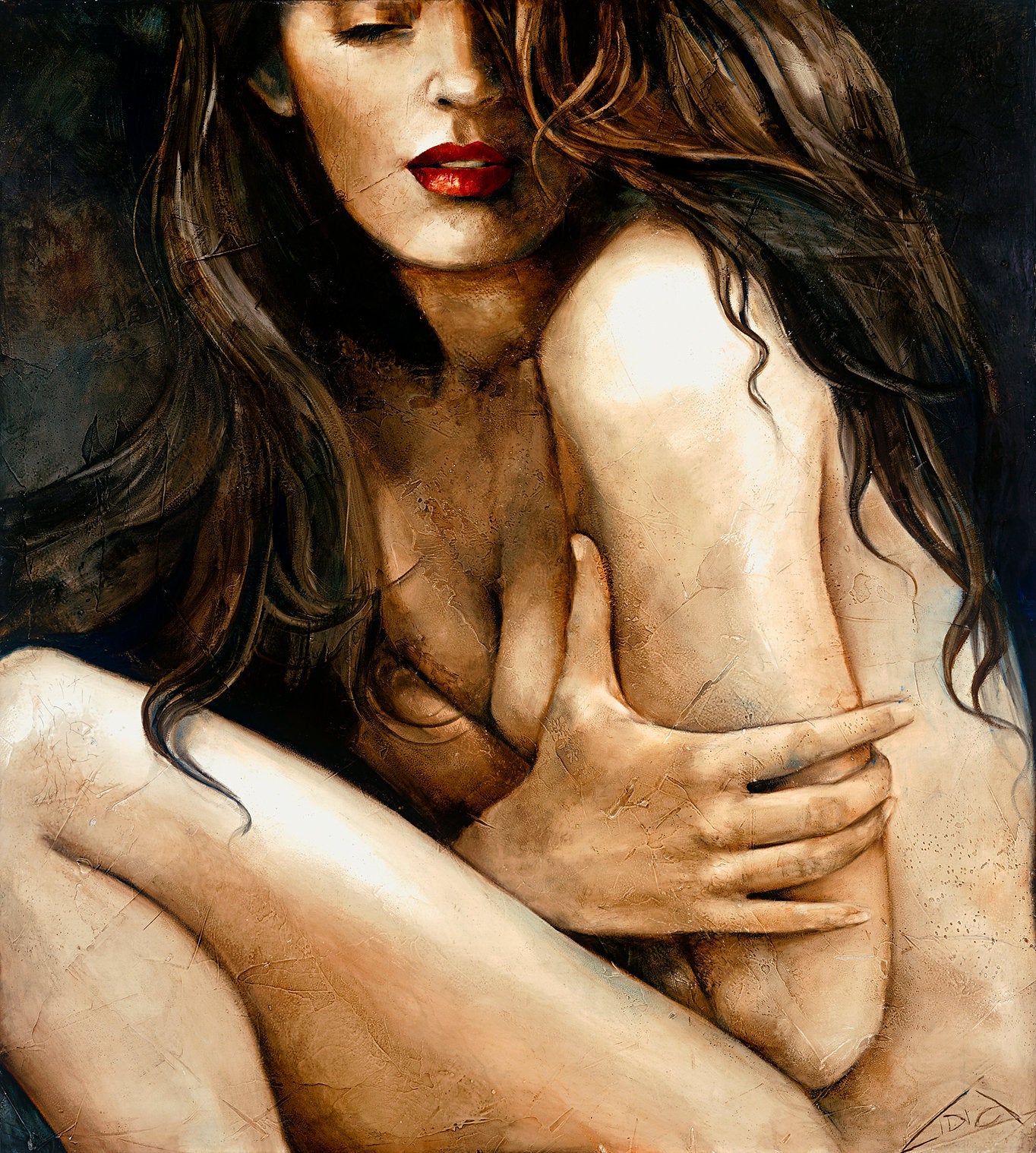 "Eva" giclée print on canvas