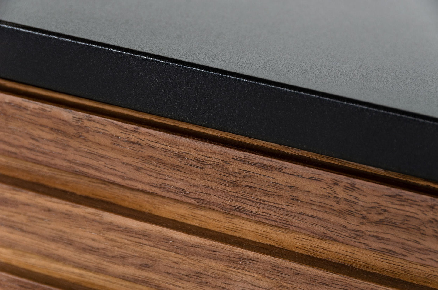 Maggie - Modern Walnut and Grey Buffet