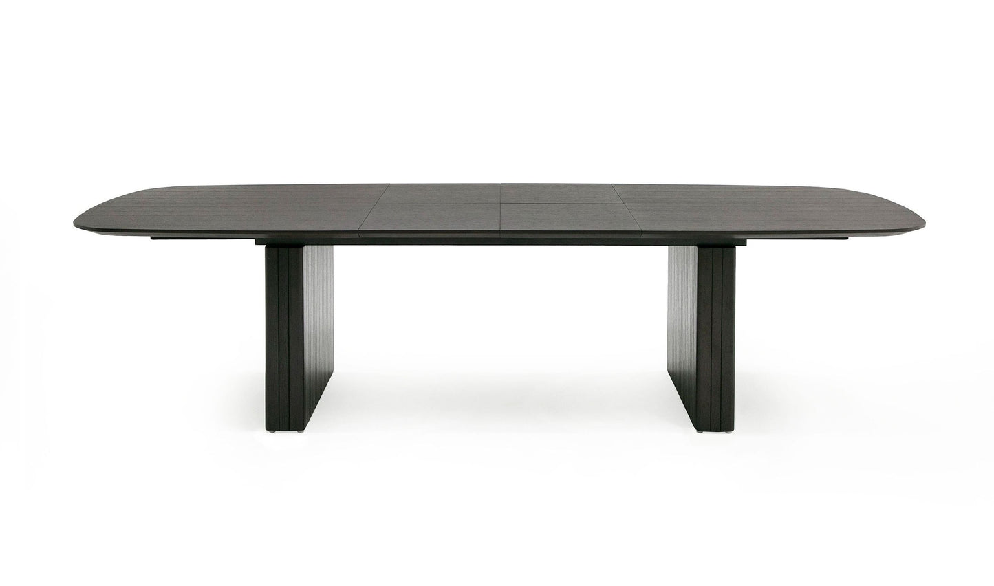 Modrest Calhoun - Modern Smoked Oak Extendable Dining Table