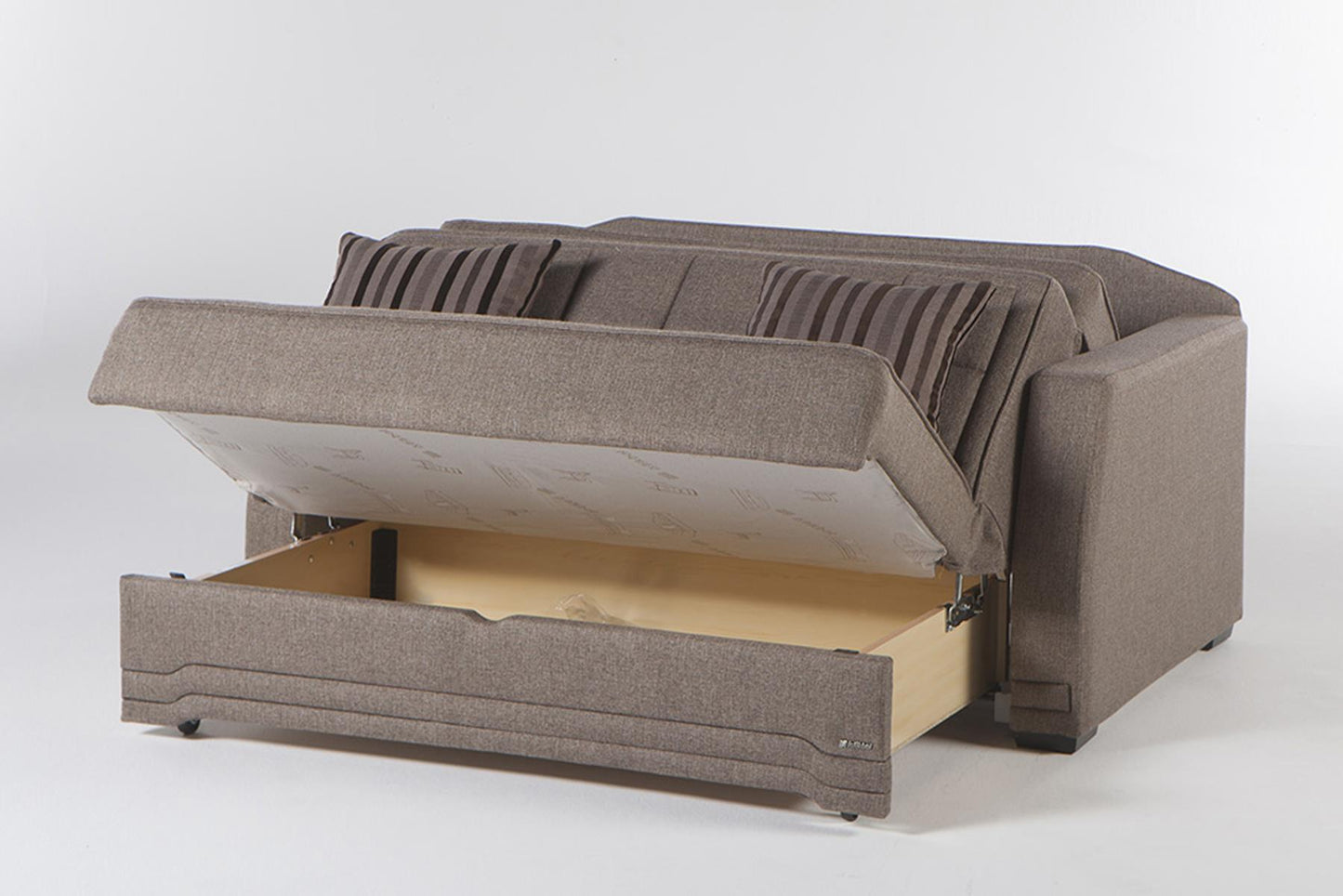 Valer Redeyef Brown Love Seat Sleeper