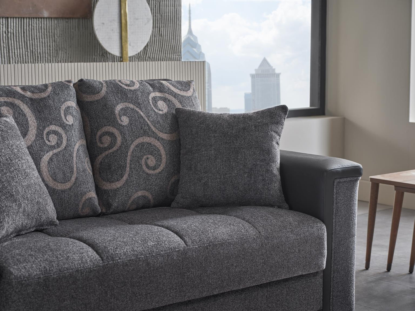 Charlotte Beatto Anthracite Sofa Bed