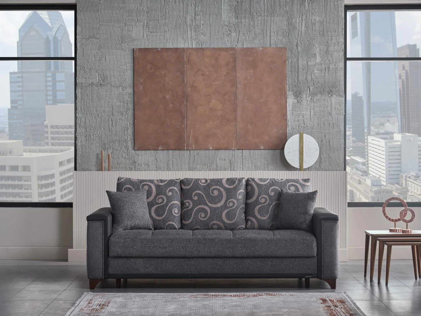 Charlotte Beatto Anthracite Sofa Bed