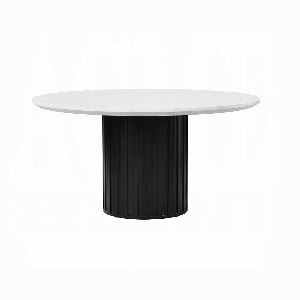 Jaramillo Round Dining Table W/Engineered Marble Top DN02141