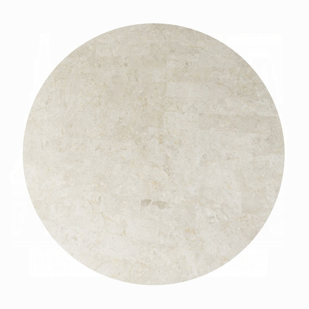 Qwin Round Dining Table W/Marble Top DN02875