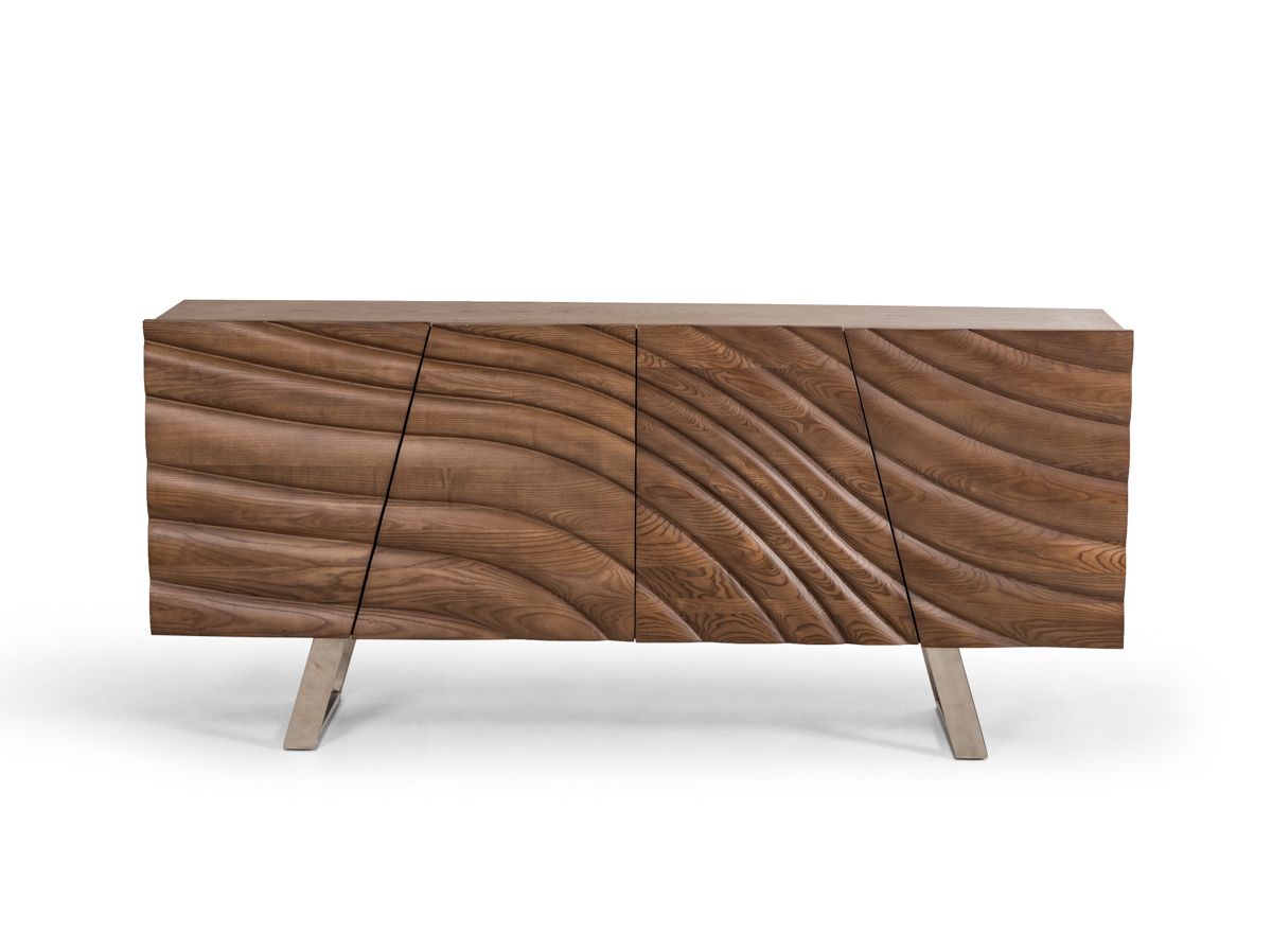 Finley Mid-Century Walnut Buffet