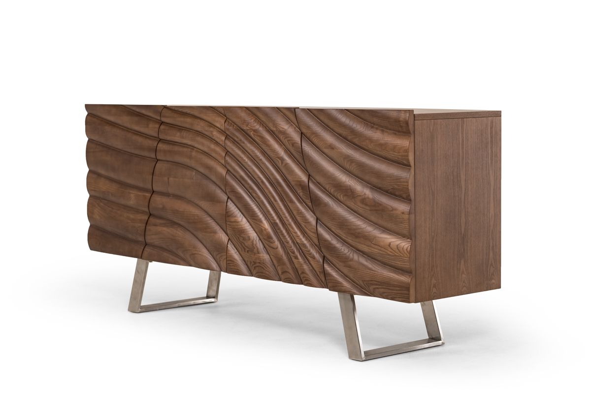 Finley Mid-Century Walnut Buffet