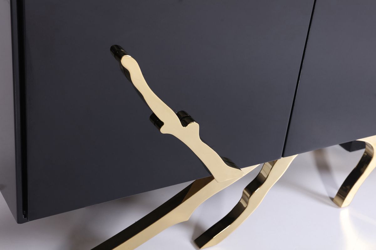 Legend Modern Black & Gold Buffet