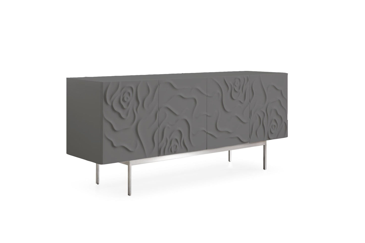 Gwen - Modern Grey High Gloss Buffet