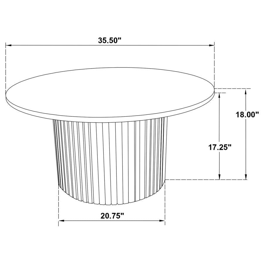 Ham Round Coffee Table Black