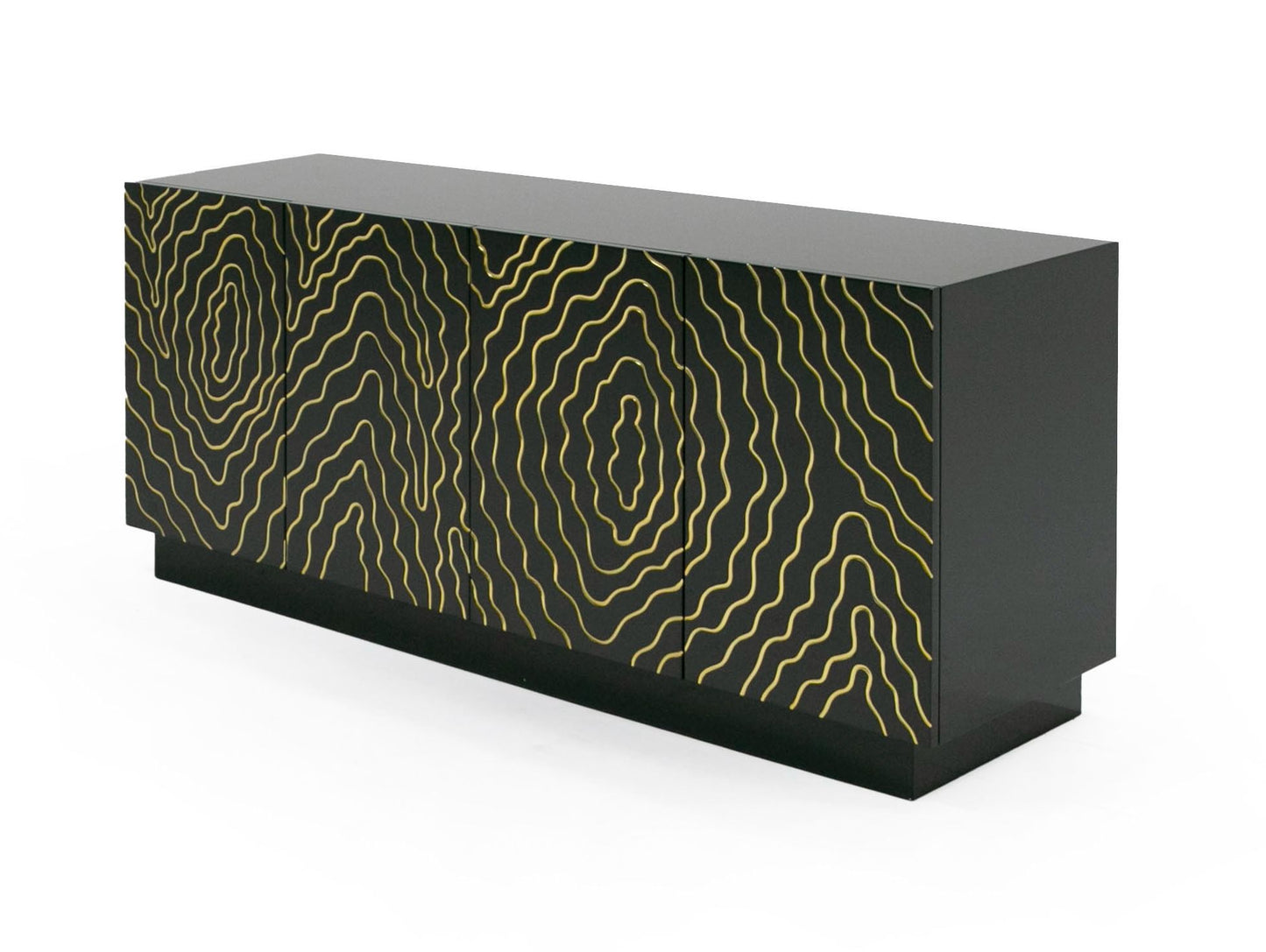 Jonah- Modern Black and Gold Buffet