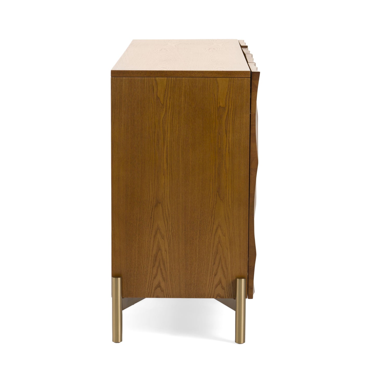 Killeen - Modern Gold + Walnut Buffet