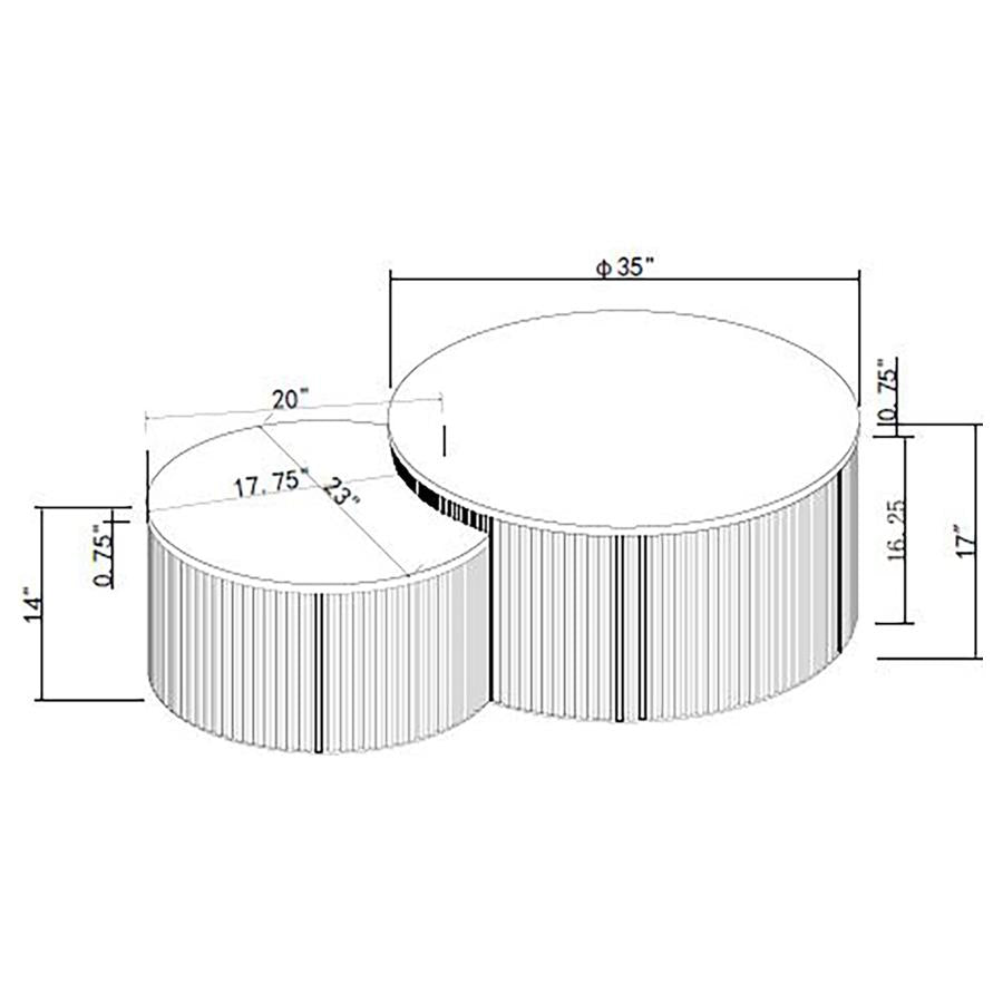 Lowe 2-piece Coffee Table Set
