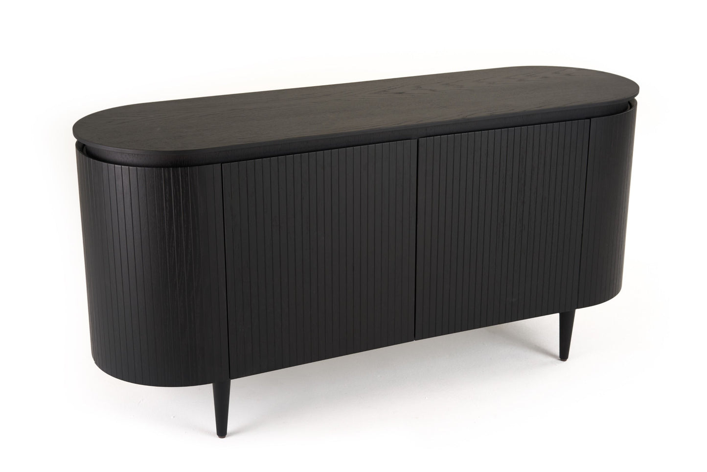 Miami - Modern Black Oak Buffet