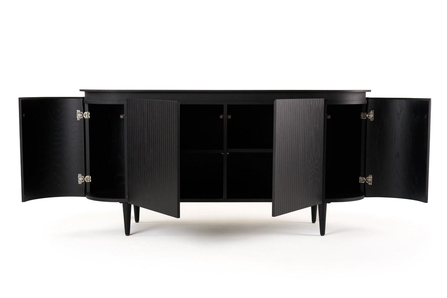 Miami - Modern Black Oak Buffet