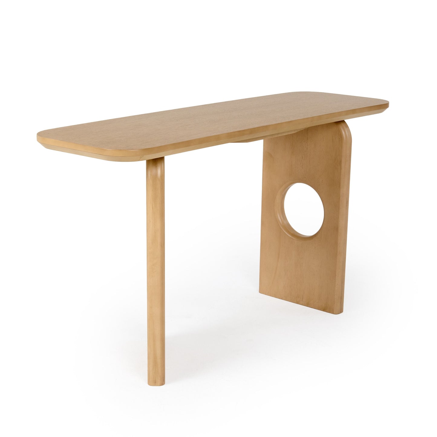 Nova Domus Oshana - Modern White Oak Console Table