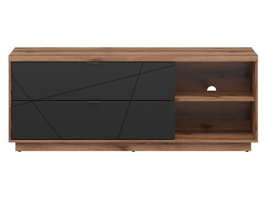 Forn TV Stand RTV2S Dark Delano Oak/Black