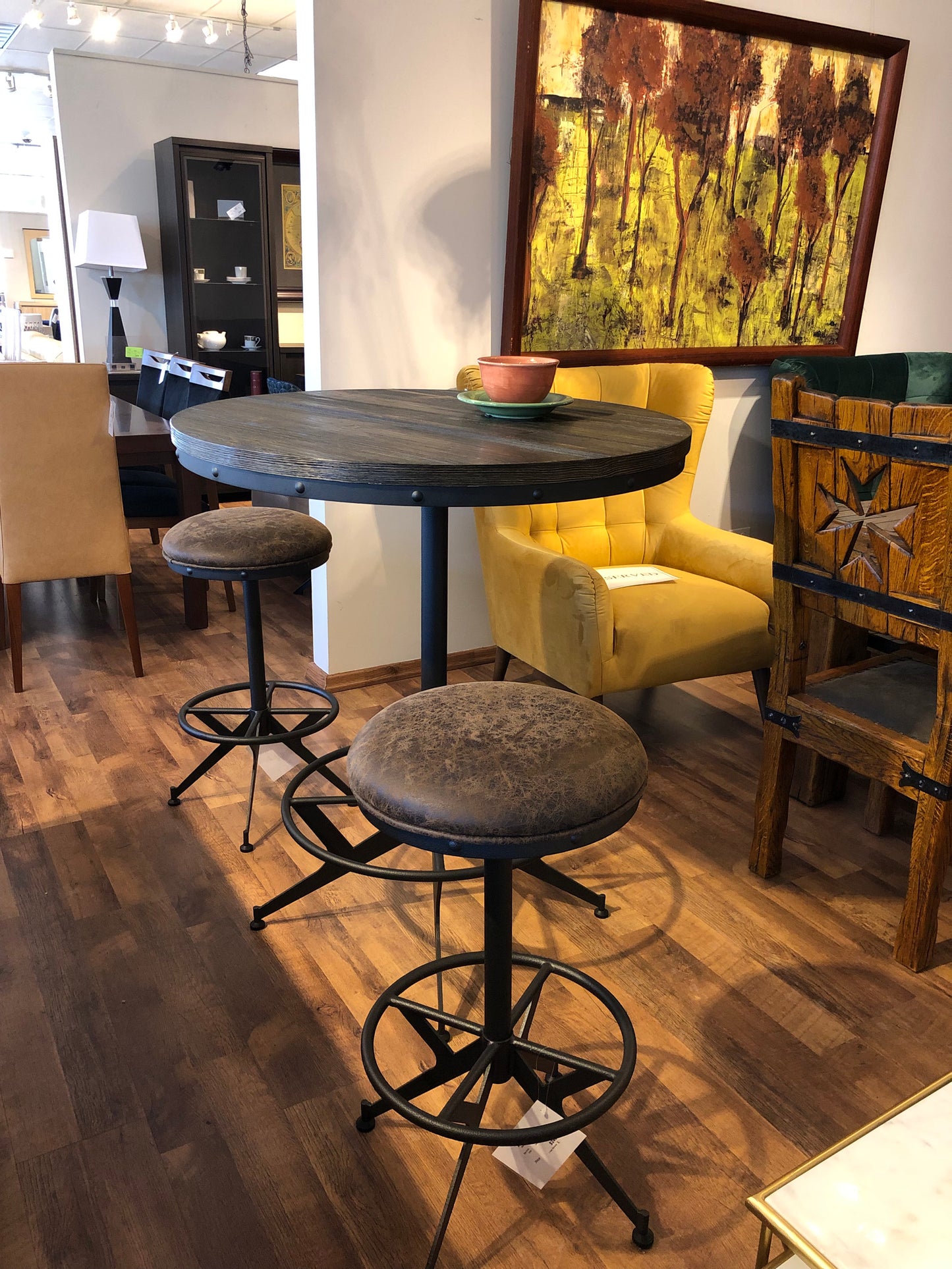 Bar Table + 2 chairs set