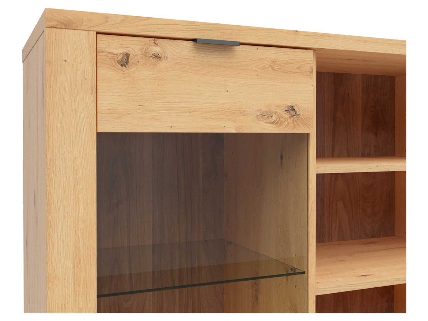 OSTIA Glass-door cabinet KOM2W2S
