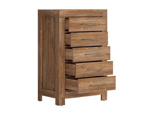 GENT DRESSER KOM5S/10/7 OAK STERLING