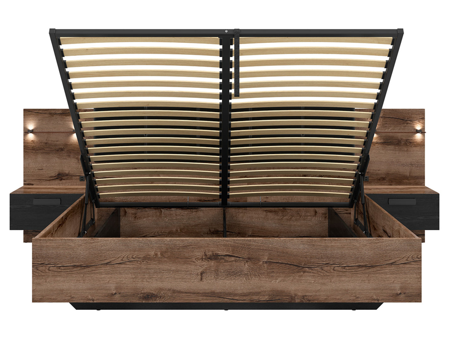KASSEL BED 180 WITH STORAGE LOZ/180/B