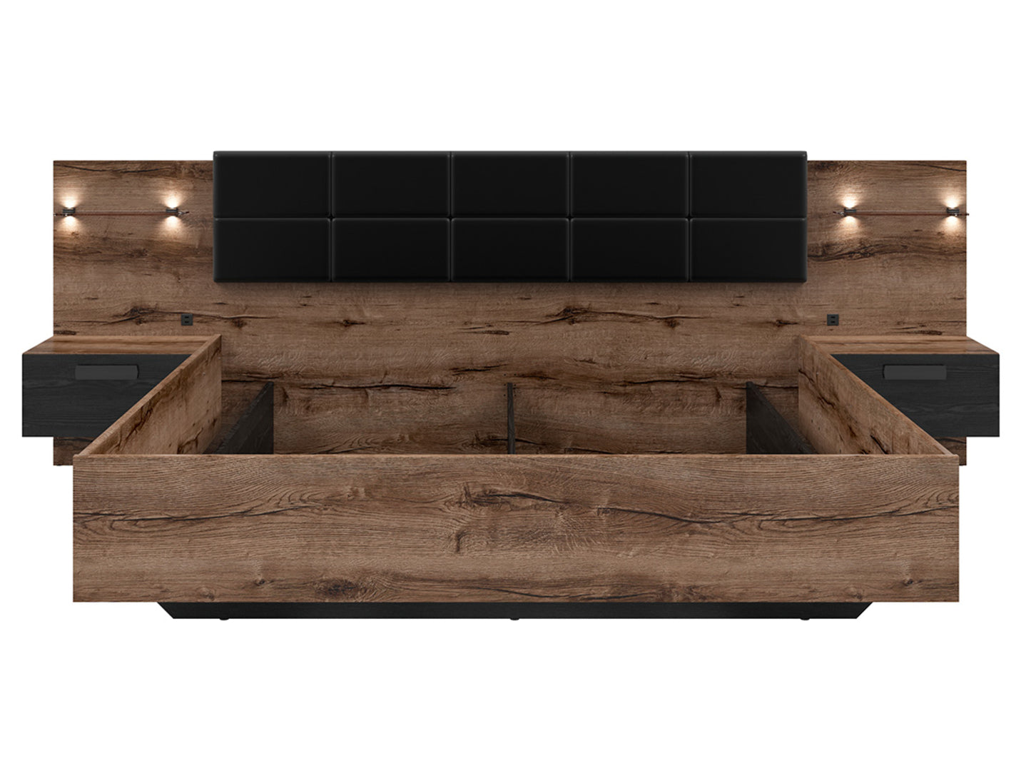 KASSEL BED 180 WITH STORAGE LOZ/180/B