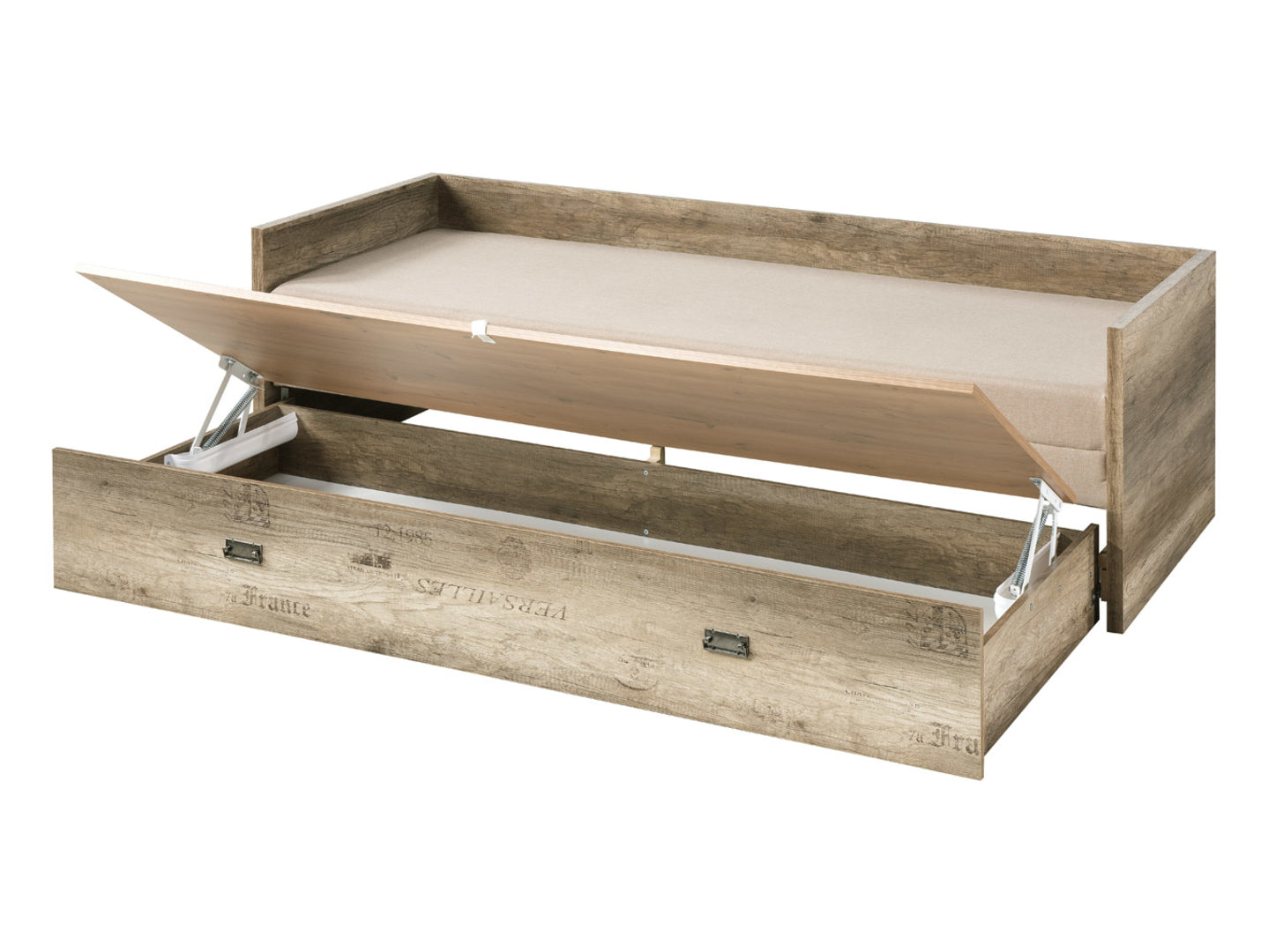 MALCOLM BED LOZ/80/160 + MATTRESS