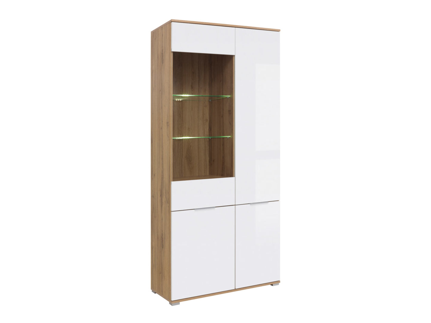 ZELE GLASS DOOR CABINET REG1W3D