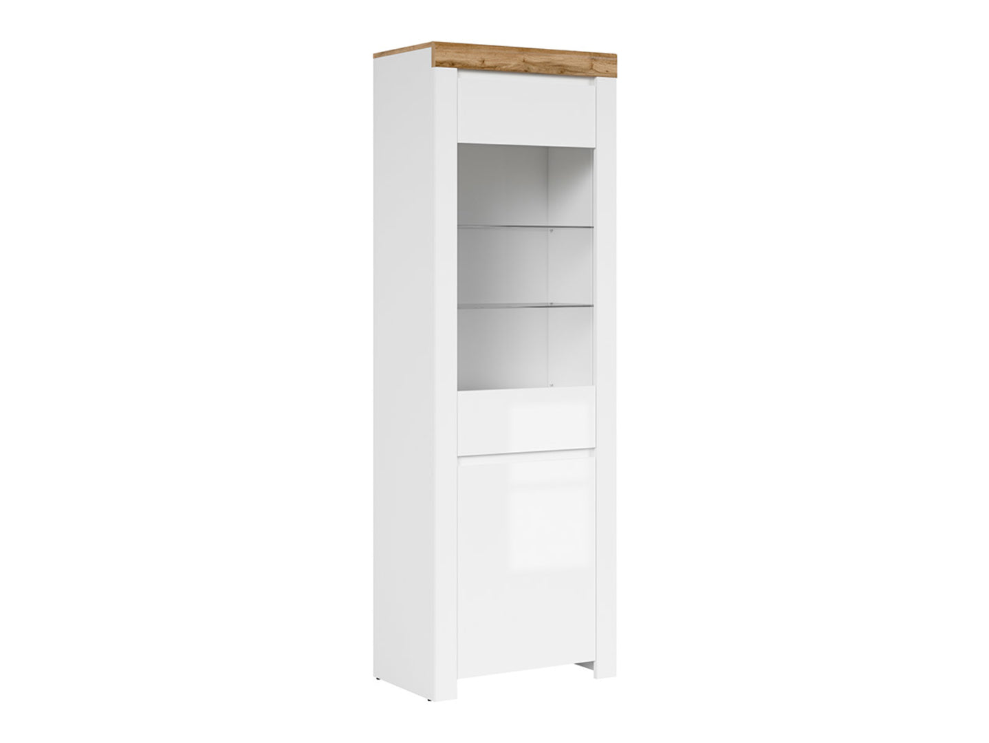 HOLTEN Glass-door cabinet REG1D1W