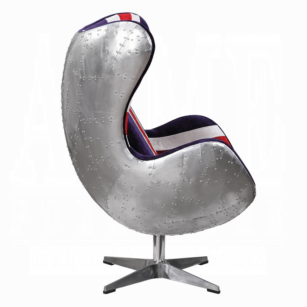Brancaster British Flag Accent Chair W/Swivel 59835