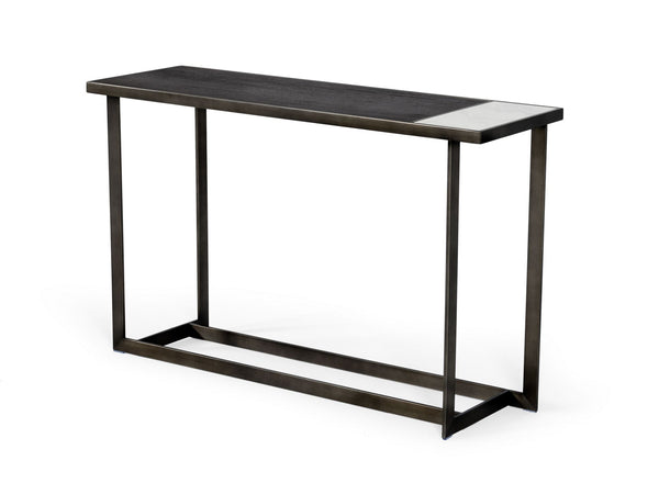 Fargo - Modern Ceramic & Grey Walnut Console Table