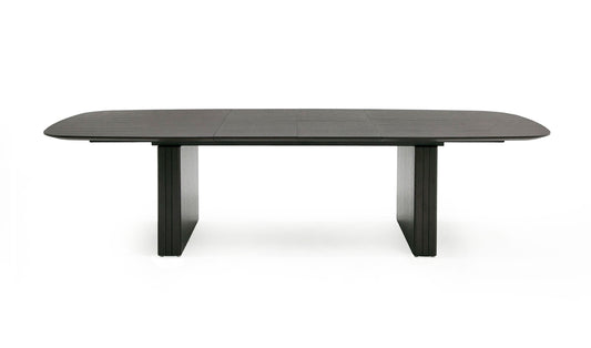 Modrest Calhoun - Modern Smoked Oak Extendable Dining Table