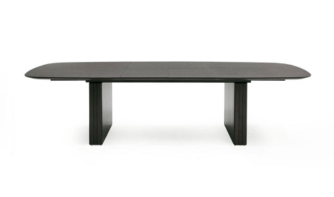 Modrest Calhoun - Modern Smoked Oak Extendable Dining Table