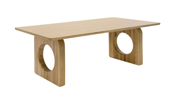 Modrest Washington - Modern Natural Oak Rectangular Dining Table