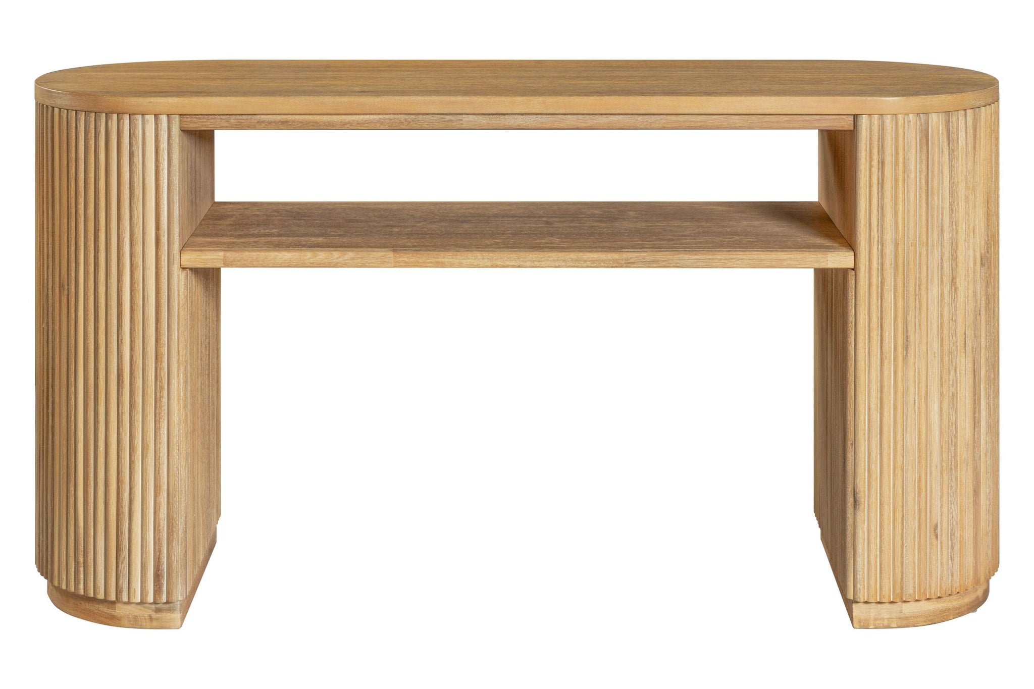 Jacobson - Modern Natural Acacia Console Table