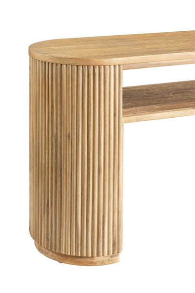 Jacobson - Modern Natural Acacia Console Table