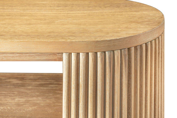 Jacobson - Modern Natural Acacia Console Table