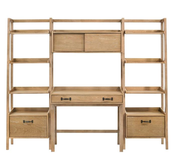 cFabian 4-piece Computer Desk and Bookshelf Set