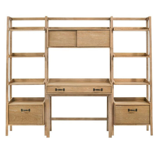 cFabian 4-piece Computer Desk and Bookshelf Set