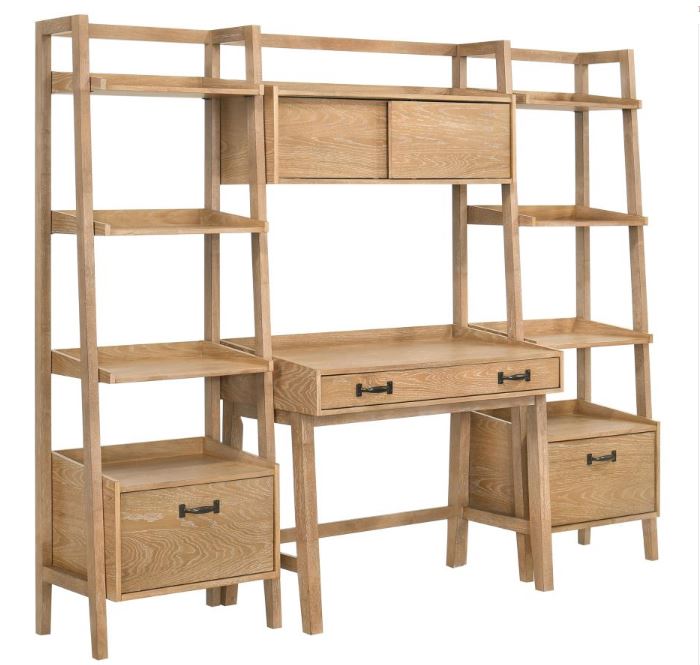 cFabian 4-piece Computer Desk and Bookshelf Set