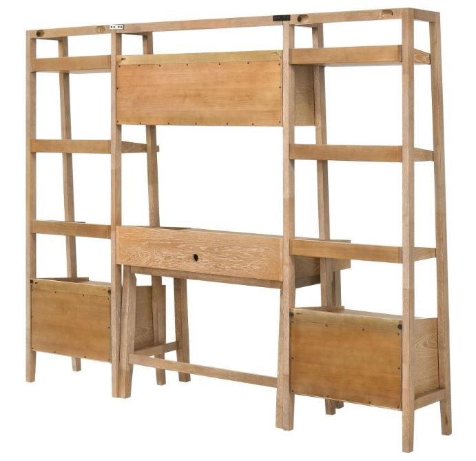 cFabian 4-piece Computer Desk and Bookshelf Set