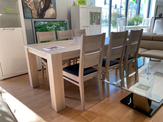 LUDWIK STYL Novum Set (Table+6 chairs) 100% solid oak