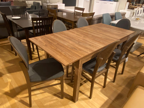 Bryk Oak Stirling Dinning Table with 6 Chairs Set