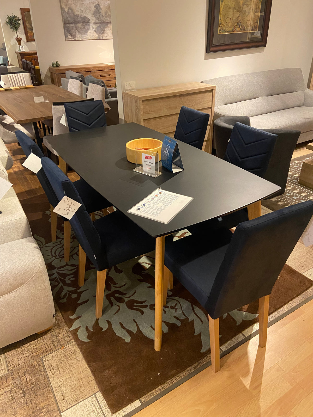 Crossett Dining Table + 6 Chairs