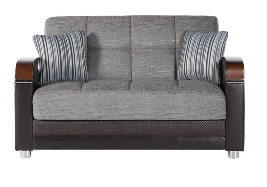 Lun Fulya Grey Loveseat