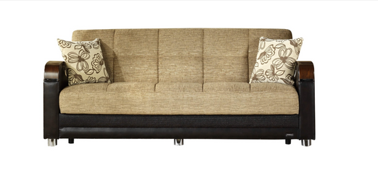 Lun Fulya Brown Sofa Bed