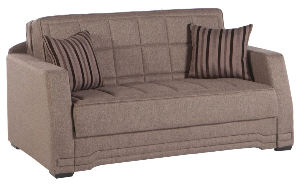 Valer Redeyef Brown Love Seat Sleeper