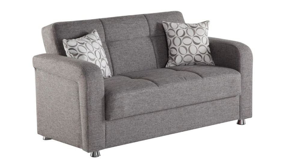 Vis Gray Loveseat