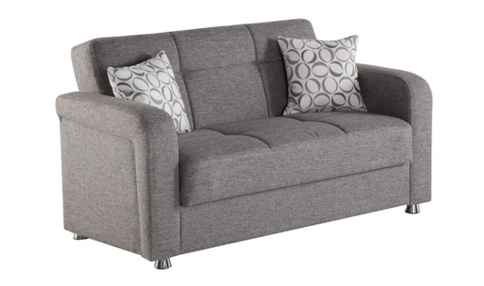 Vis Gray Loveseat