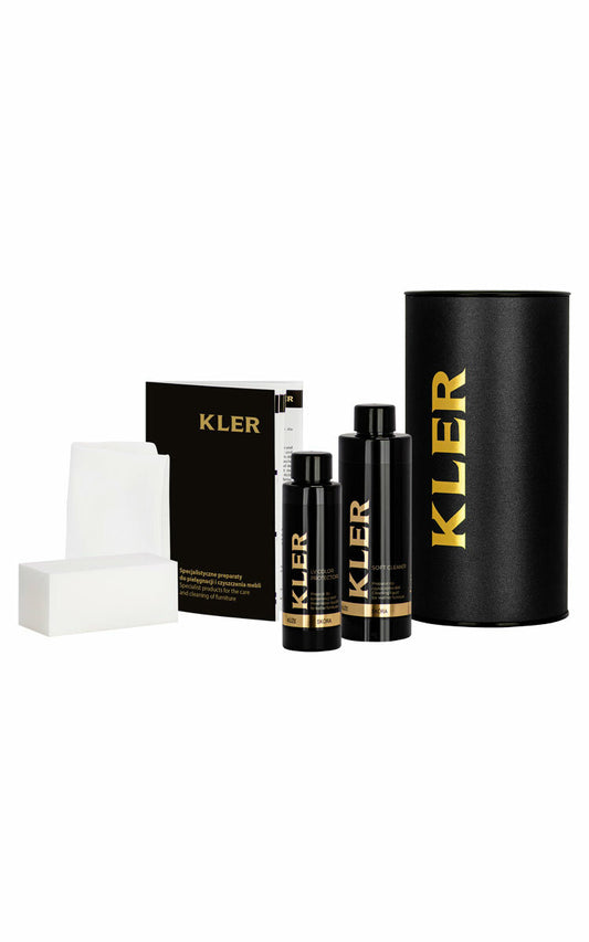 Set of preparations for care of leather KLER