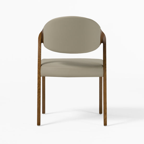 Arlo Mid-Century Beige & Walnut Dining Chair (Set of 2)